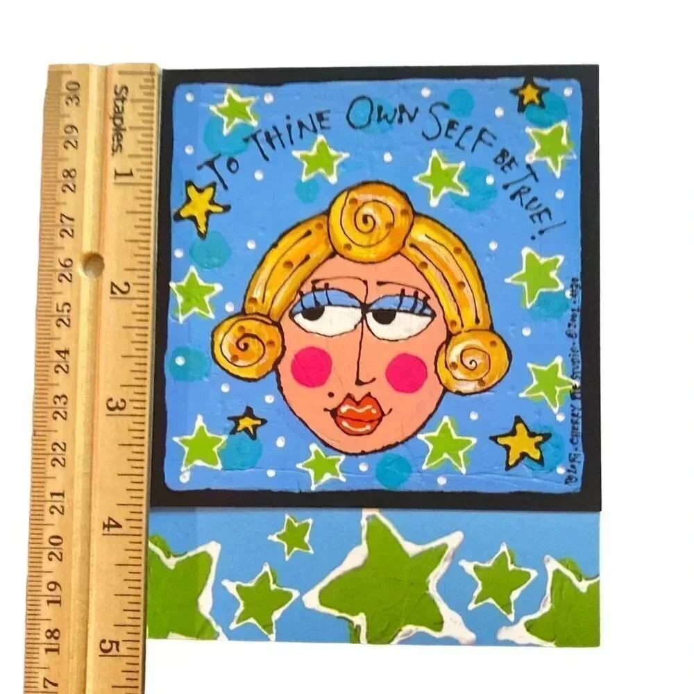FUNNY 6/pk Leanin' Tree Friend Greeting Cards Blonde Sassy Girl Lori Wiseman NIP